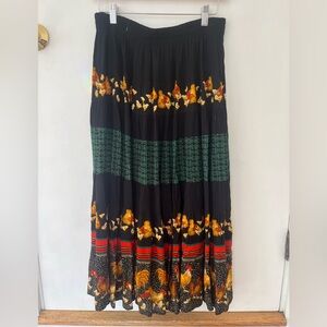 Carole Little Folk Art Skirt